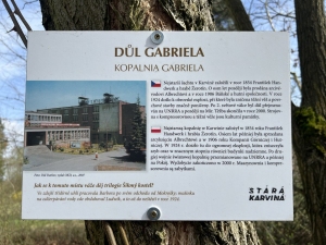 Šikmý kostel a Důl Gabriela